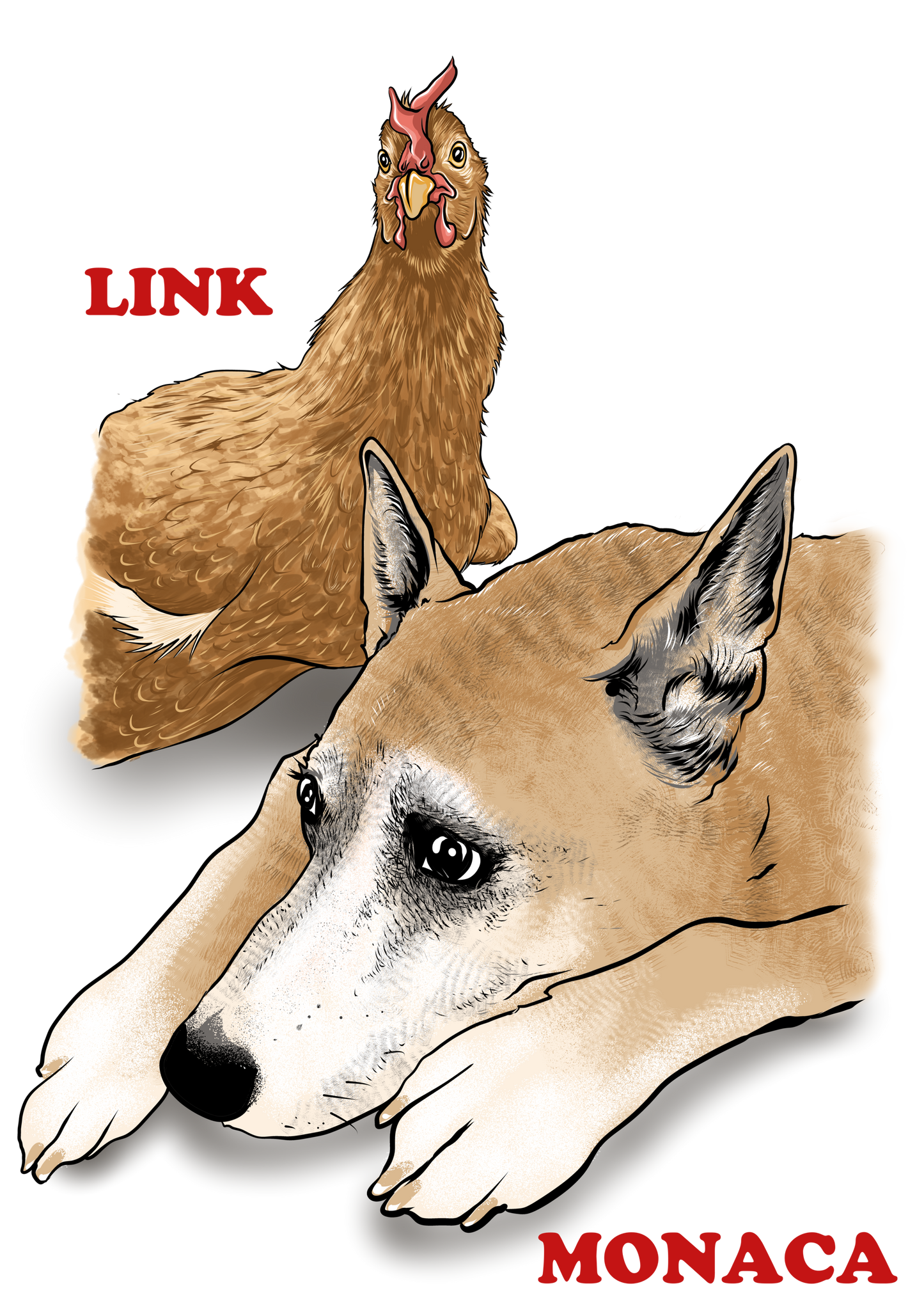 ●愛犬愛鶏 MONACA/LINK様 【Custom design】