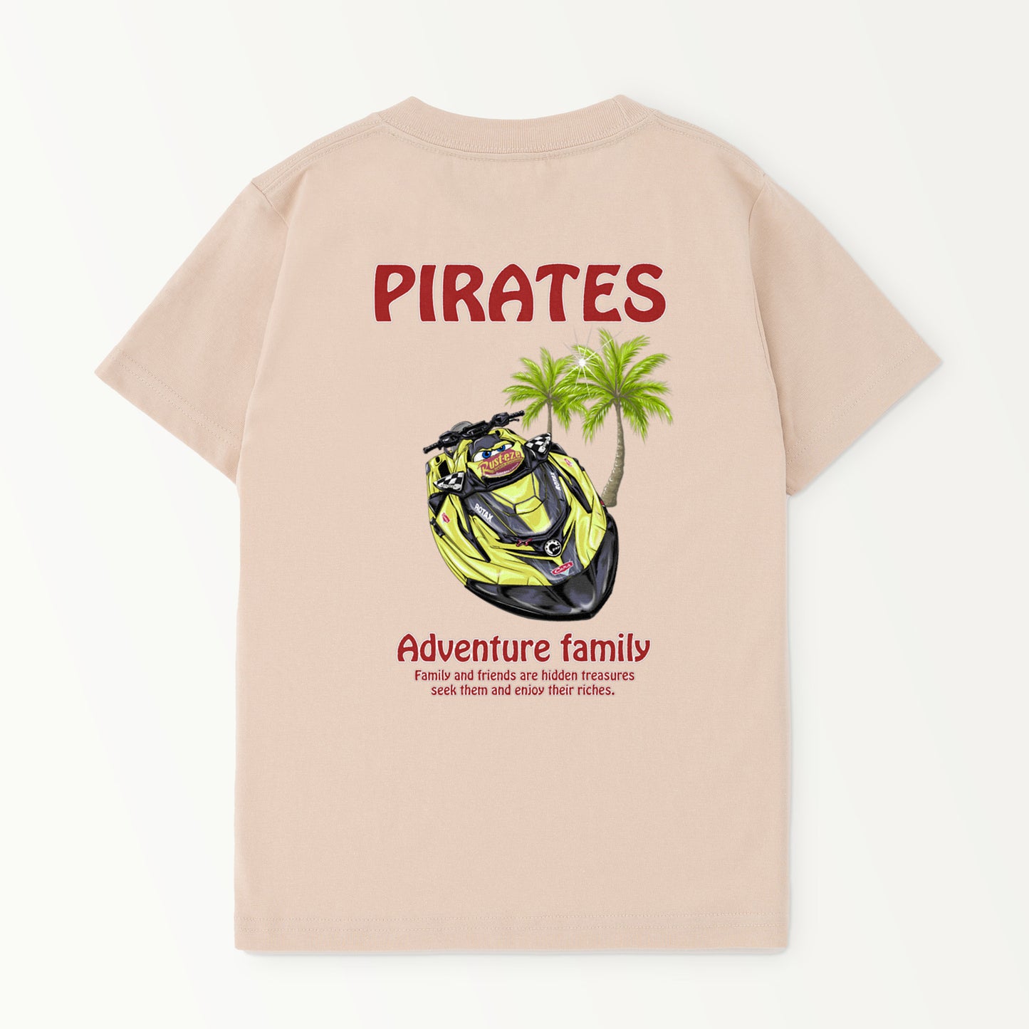 ■マシン　PIRATES様 ヤシの木 ちびっ子サイズ パステル【Custom design】