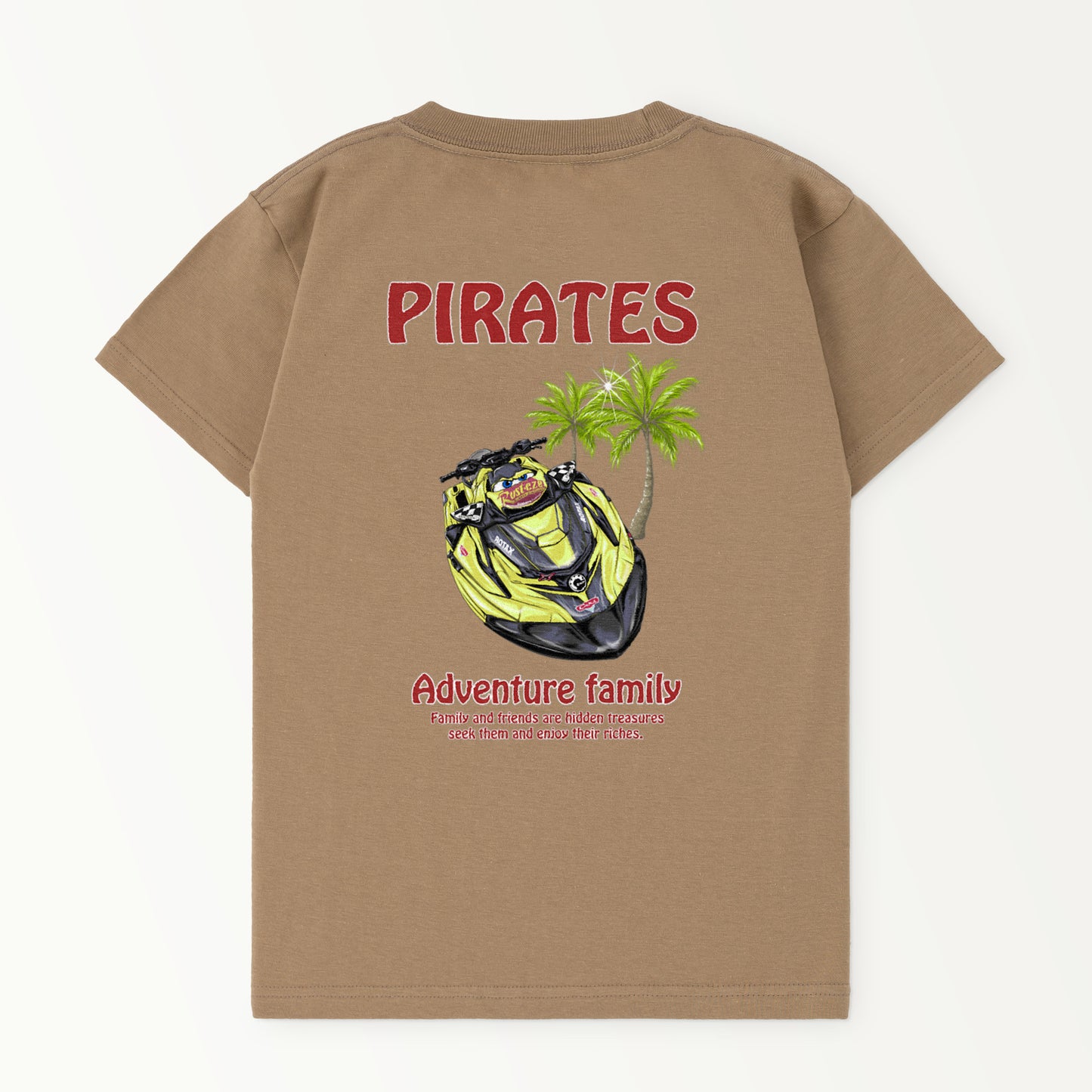■マシン　PIRATES様 ヤシの木 ちびっ子サイズ パステル【Custom design】