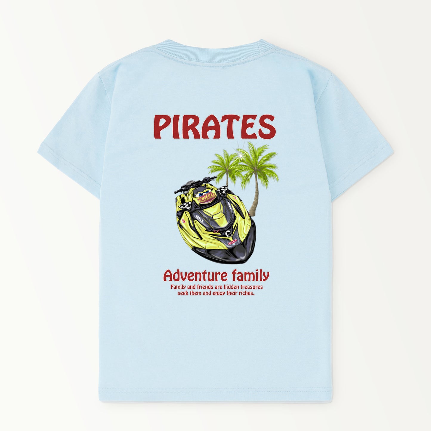 ■マシン　PIRATES様 ヤシの木 ちびっ子サイズ パステル【Custom design】