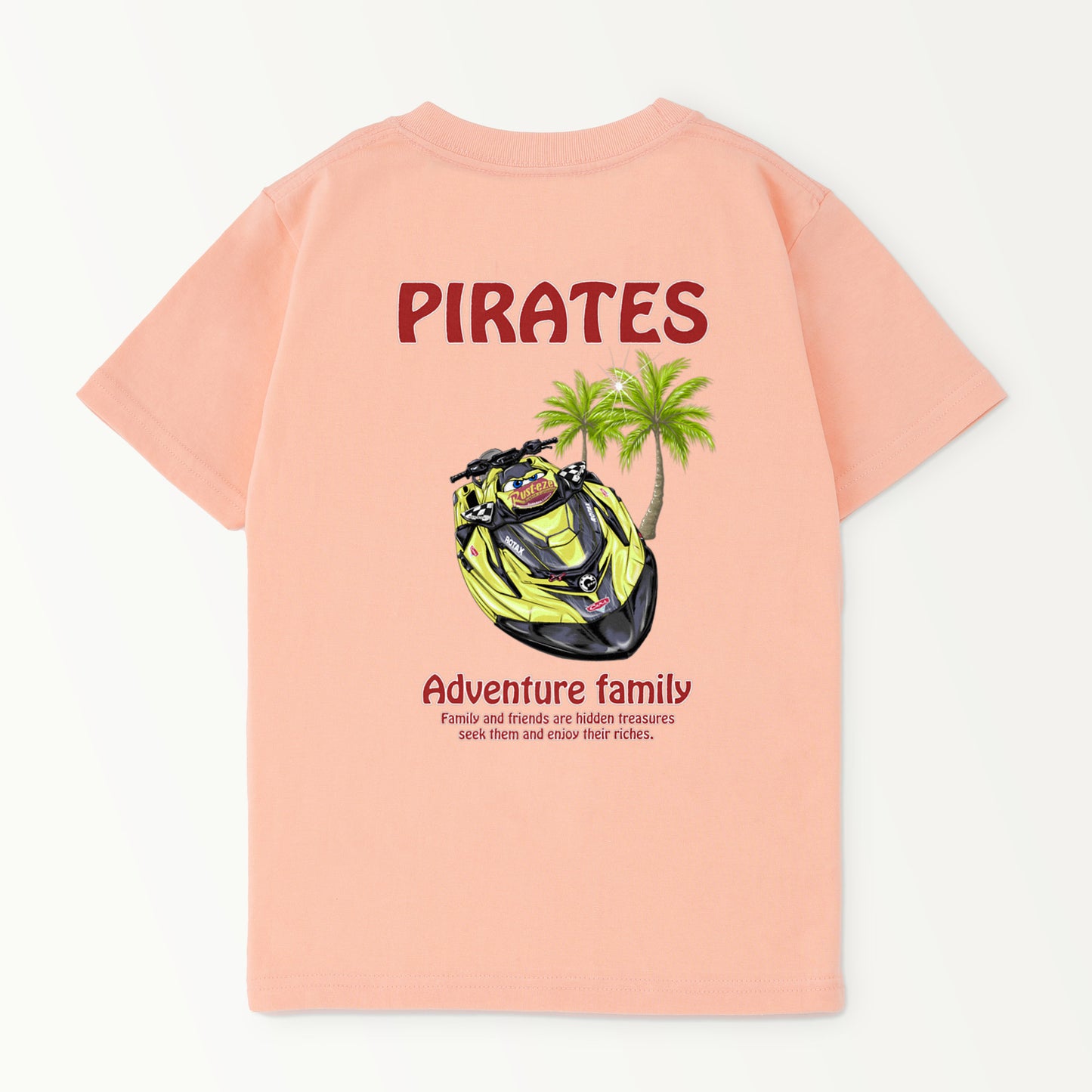 ■マシン　PIRATES様 ヤシの木 ちびっ子サイズ パステル【Custom design】