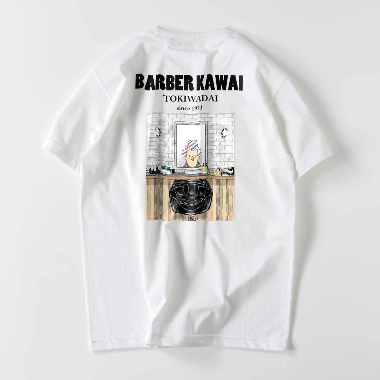 ★店舗 BARBER KAWAI様 ホワイト【Custom design】