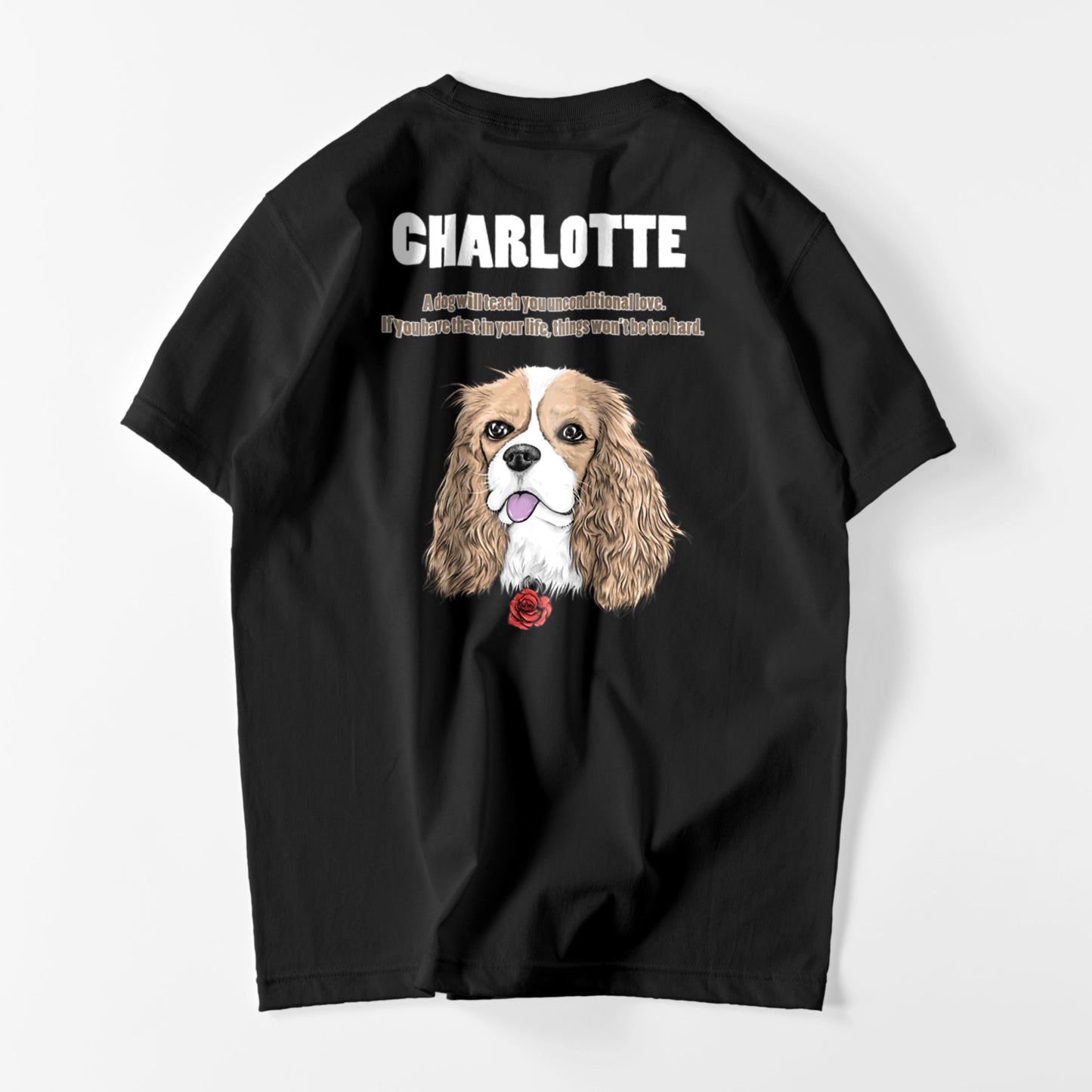 ●愛犬　CHARLOTTE様 文字白【Custom design】